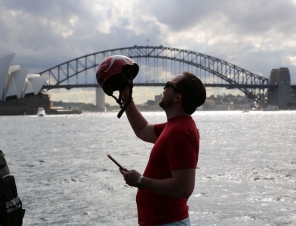 In front of Harbour Bridge